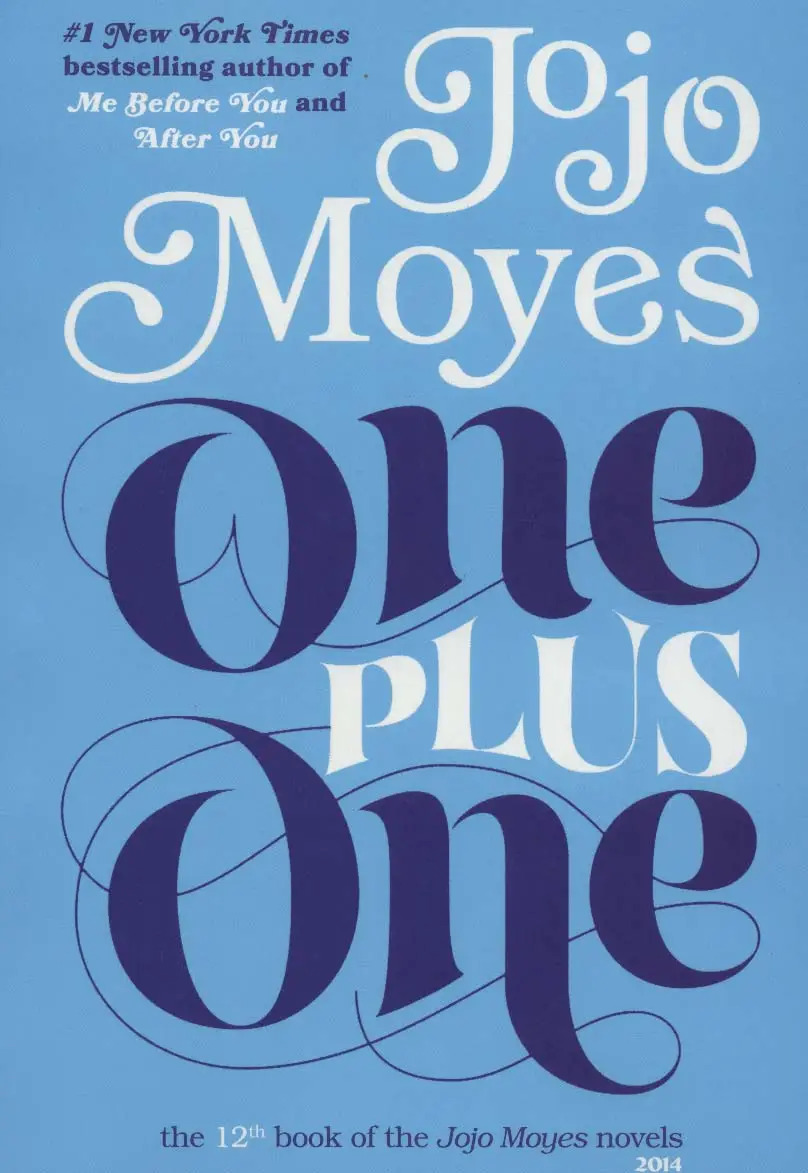 جلد کتاب جوجو مویز12 (یک بعلاوه یک:ONE PLUS ONE))،(انگلیسی)