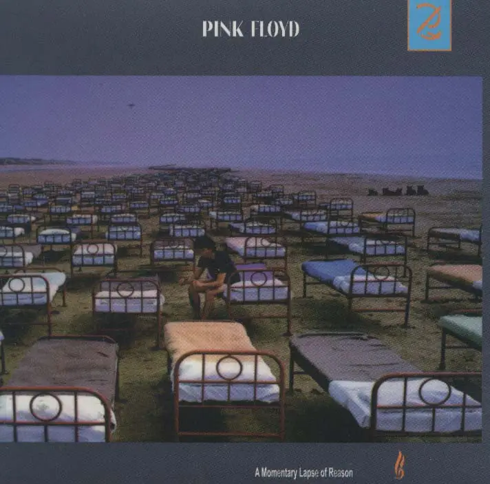 جلد کتاب لغزش آنی در عقل (Pink Floyd،A Momentary Lapse of Reason)،(سی دی صوتی)،(باقاب)