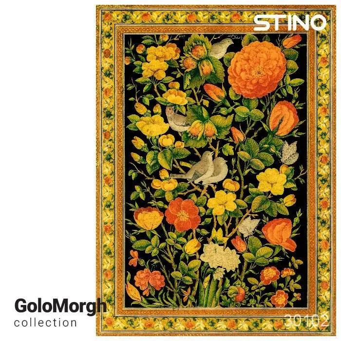 جلد کتاب پازل شیشه ای استینو 500 تکه طرح گل و مرغ (کد 30102)،(باجعبه)