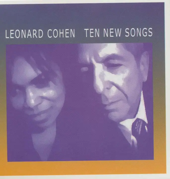جلد کتاب آهنگ های جدید (Leonard Cohen،Ten New Songs)،(سی دی صوتی)،(باقاب)