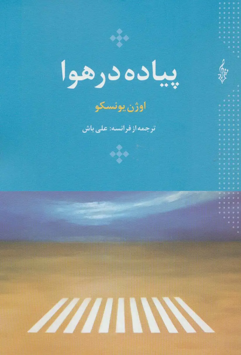 جلد کتاب پیاده در هوا