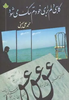 جلد کتاب گاهی دلم برای خودم تنگ می شود (همراه با سی دی)