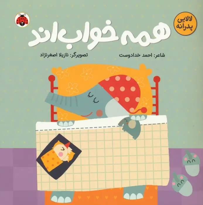 جلد کتاب همه خواب اند (لالایی پدرانه)،(گلاسه)
