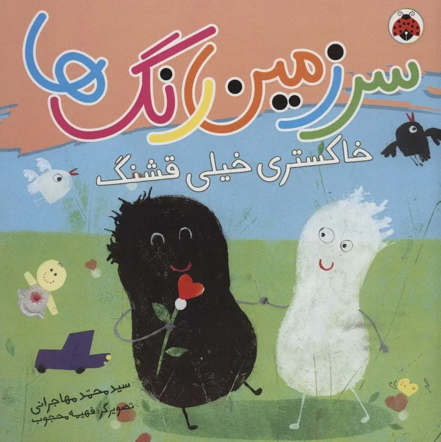 جلد کتاب سرزمین رنگ ها (خاکستری خیلی قشنگ)،(گلاسه)