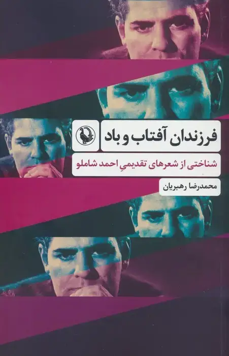 جلد کتاب فرزندان آفتاب و باد (شناختی از شعرهای تقدیمی احمد شاملو)