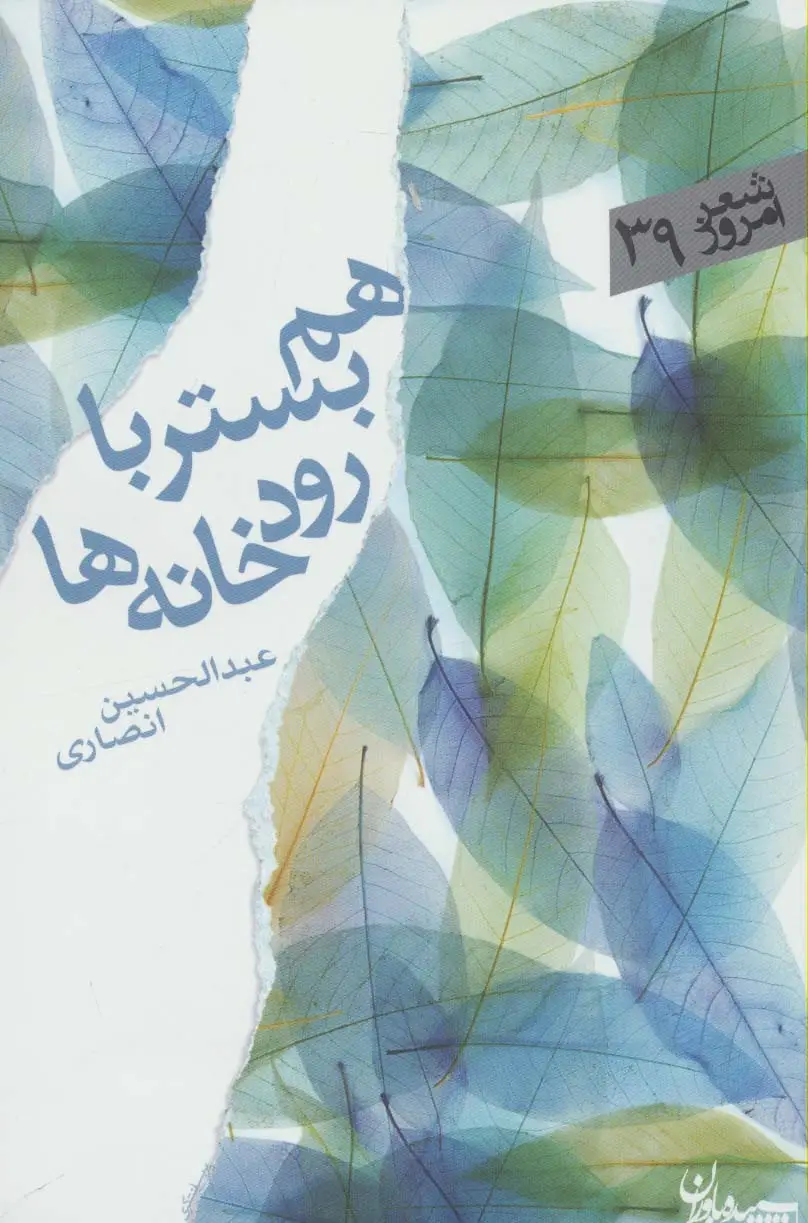 جلد کتاب هم بستر با رودخانه ها (شعر امروز39)