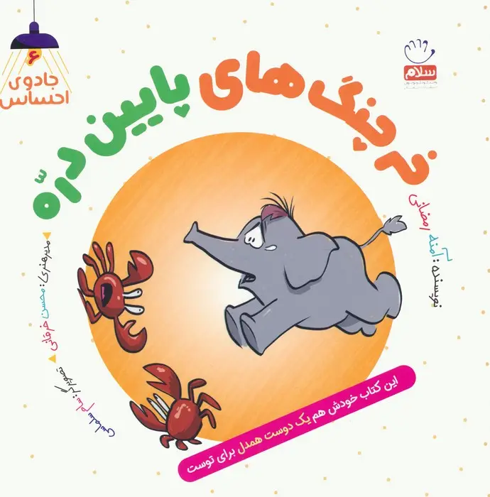 جلد کتاب جادوی احساس 6 (خرچنگ های پایین دره)