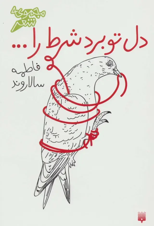 جلد کتاب دل تو برد شرط را... (مجموعه شعر)