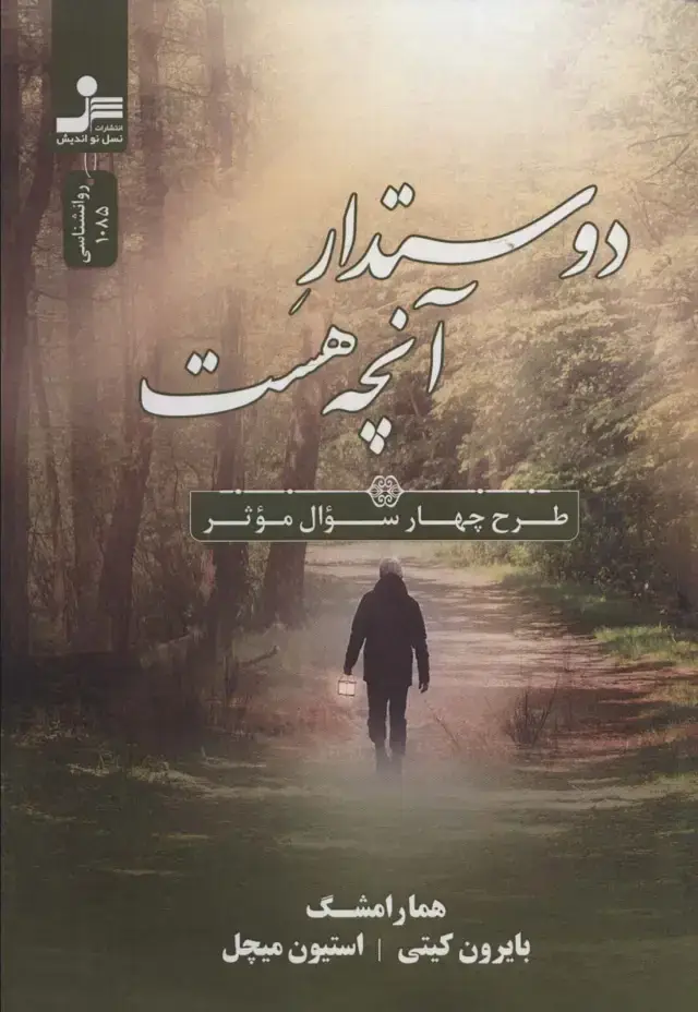 جلد کتاب دوستدار آنچه هست (طرح چهار سوال موثر)