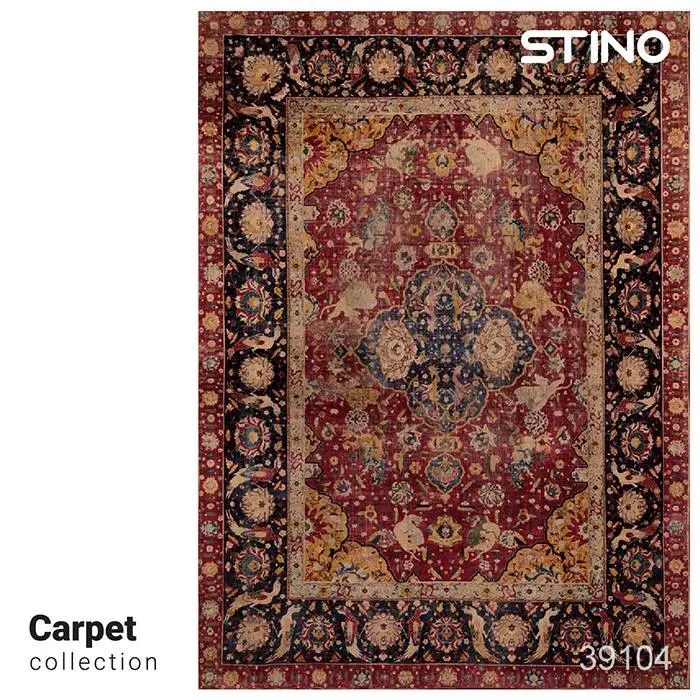 جلد کتاب پازل شیشه ای استینو 260 تکه طرح فرش (کد 39104)،(باجعبه)