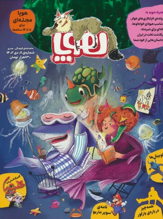جلد کتاب مجله ی هوپا 11 (گلاسه)