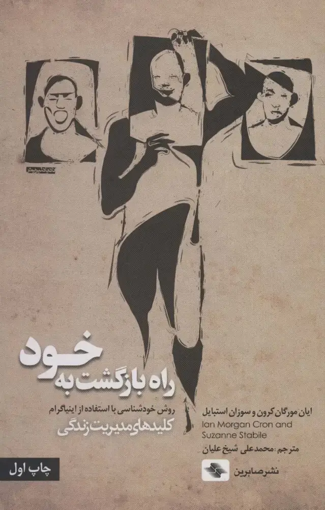 جلد کتاب راه بازگشت به خود (روش خودشناسی با استفاده از اینیاگرام)،(کلیدهای مدیریت زندگی)