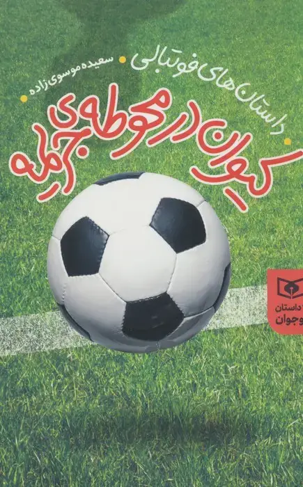 جلد کتاب داستان های فوتبالی (کیوان در محوطه جریمه)