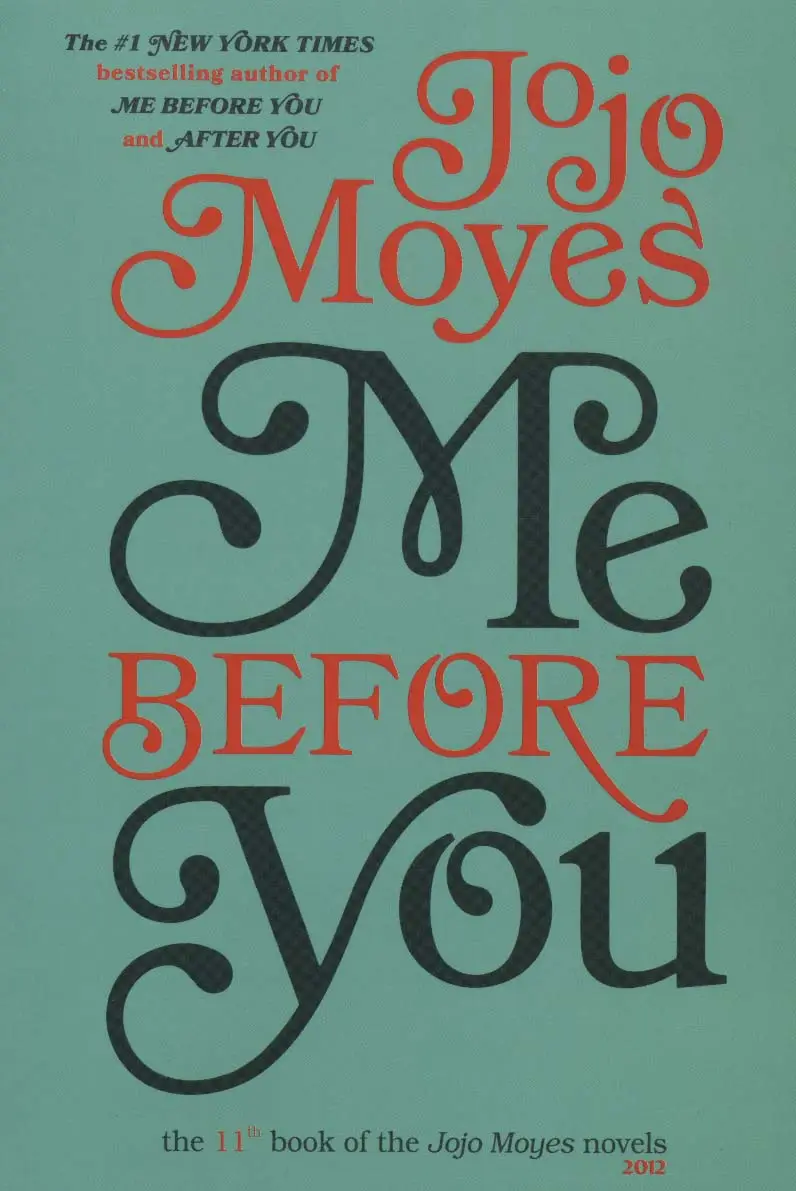 جلد کتاب جوجو مویز11 (من پیش از تو:ME BEFORE YOU)،(انگلیسی)