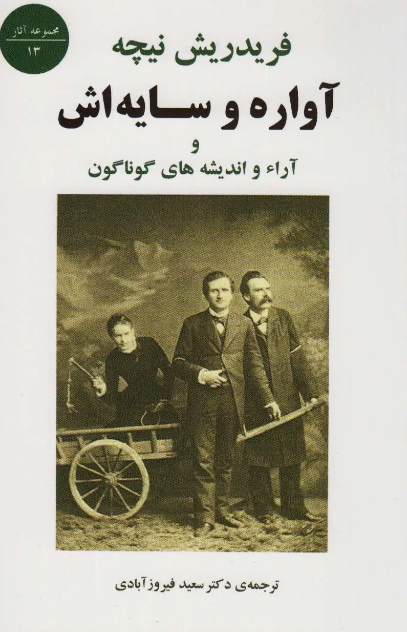 جلد کتاب آواره و سایه اش و آراء و اندیشه های گوناگون