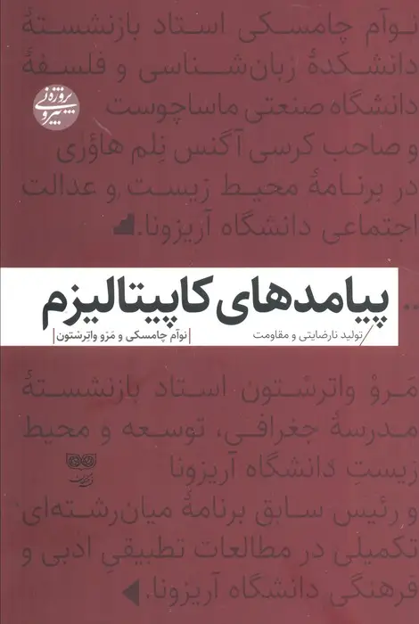 جلد کتاب پیامدهای کاپیتالیزم (تولید نارضایتی و مقاومت)
