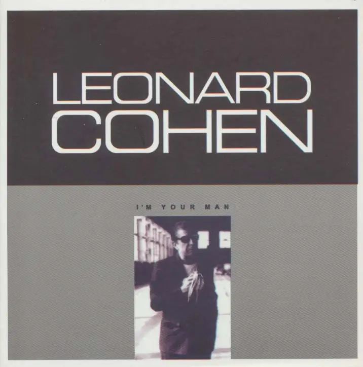 جلد کتاب من مرد تو هستم (Leonard Cohen،I'm Your Man)،(سی دی صوتی)،(باقاب)