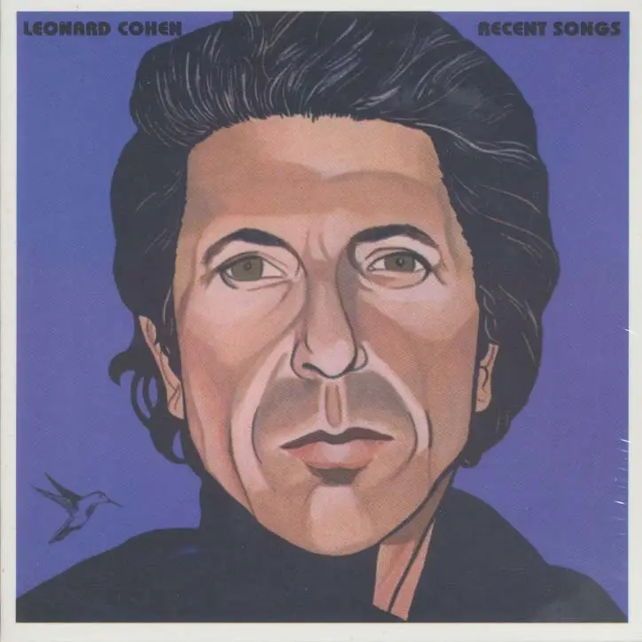 جلد کتاب آهنگ های اخیر (Leonard Cohen،Recent Songs)،(سی دی صوتی)،(باقاب)