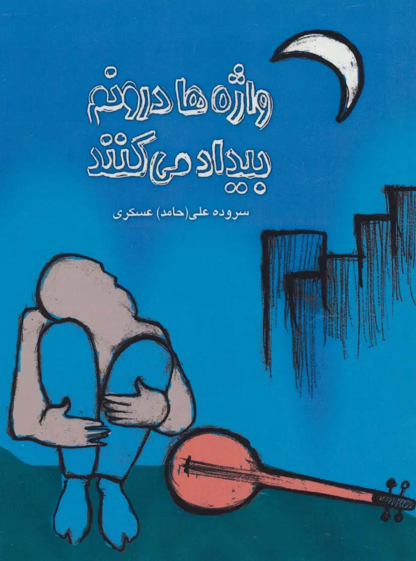 جلد کتاب واژه ها درونم بیداد می کنند