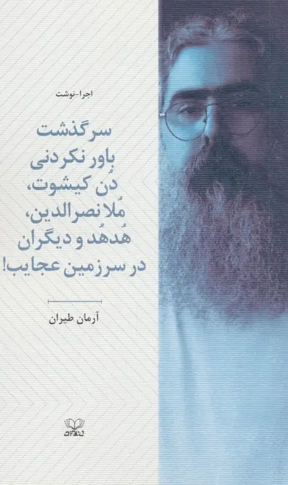 جلد کتاب سرگذشت باورنکردنی دن کیشوت،ملانصرالدین،هدهد و دیگران در سرزمین عجایب!