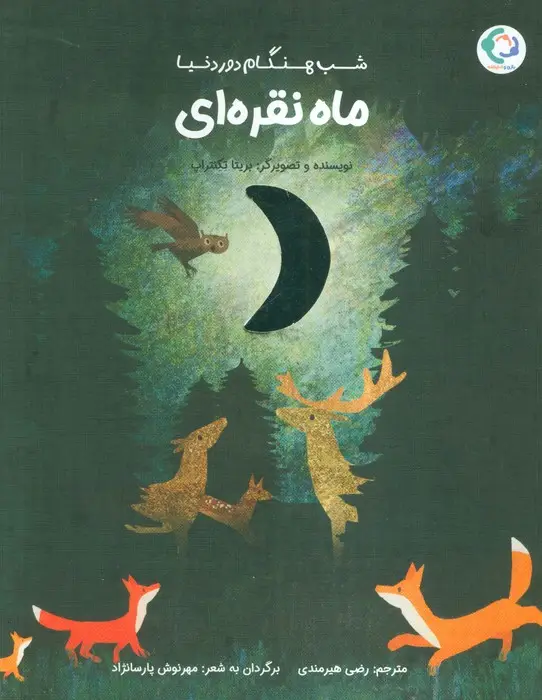 جلد کتاب ماه نقره ای (شب هنگام دور دنیا)