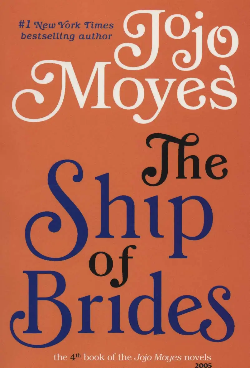 جلد کتاب جوجو مویز 4 (کشتی تازه عروس ها:THE SHIP OF BRIDES)،(انگلیسی)