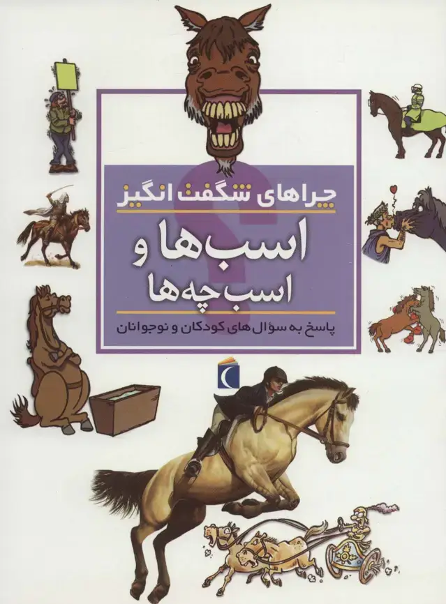 جلد کتاب اسب ها و اسب چه ها (چراهای شگفت انگیز)