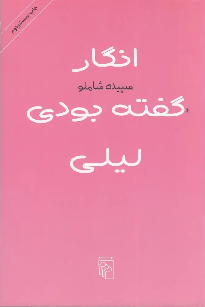 جلد کتاب انگار گفته بودی لیلی