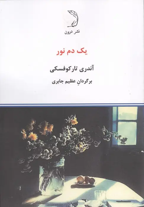 جلد کتاب یک دم نور (گلاسه)