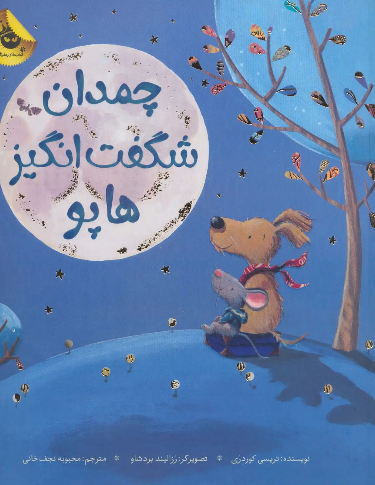 جلد کتاب چمدان شگفت انگیز هاپو (گلاسه)