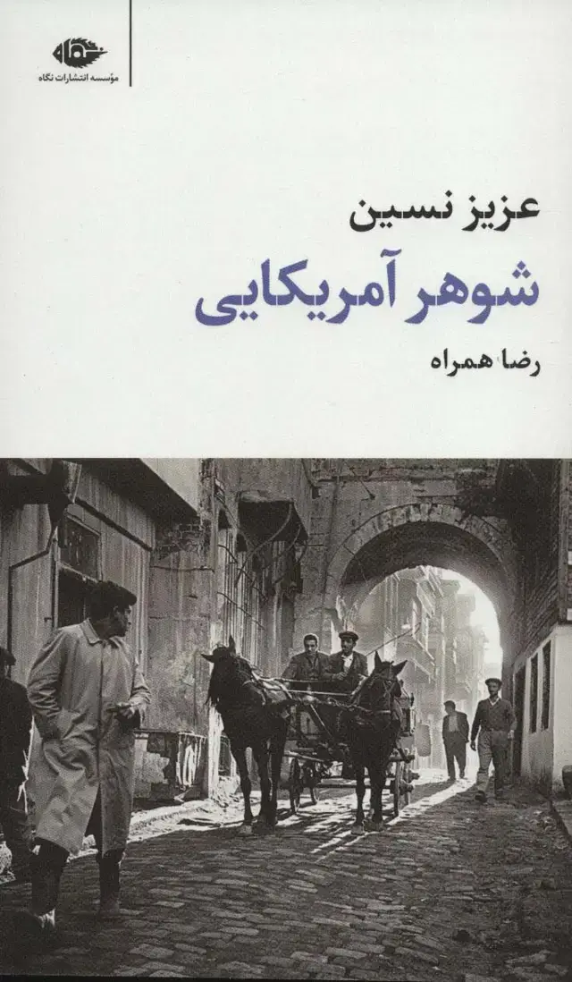 جلد کتاب شوهر آمریکایی