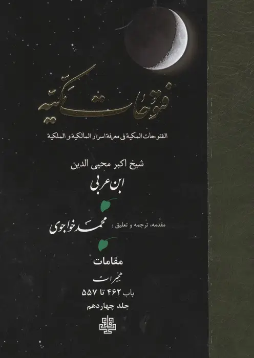 جلد کتاب فتوحات مکیه 14 (الفتوحات المکیه فی معرفه اسرار المالکیه و الملکیه:مقامات هجیرات باب 462 تا 557)