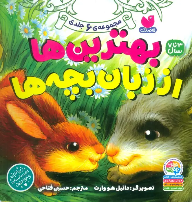 جلد کتاب مجموعه بهترین ها از زبان بچه ها