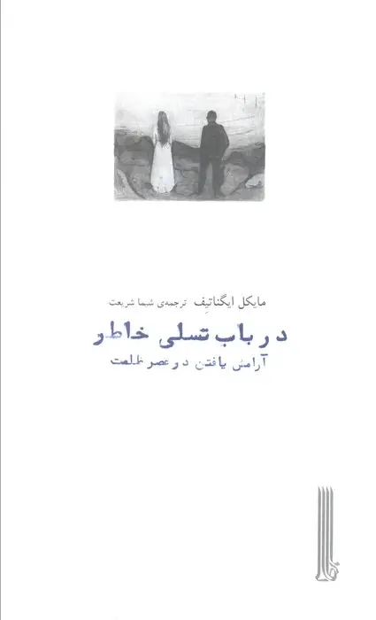 جلد کتاب در باب تسلی خاطر (آرامش یافتن در عصر ظلمت)