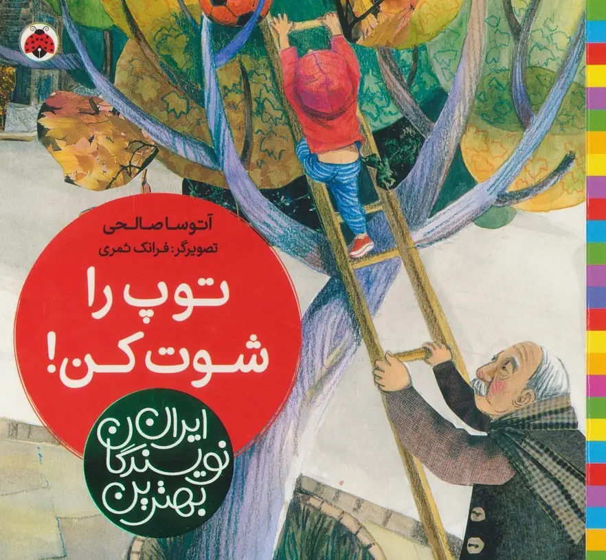 جلد کتاب بهترین نویسندگان ایران (توپ را شوت کن!)