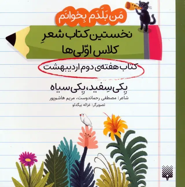جلد کتاب من بلدم بخوانم:کتاب هفته ی دوم اردیبهشت (یکی سفید،یکی سیاه)