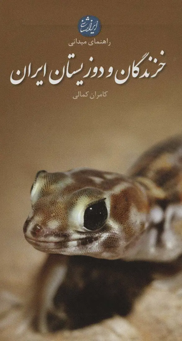 جلد کتاب خزندگان و دوزیستان ایران (راهنمای میدانی)،(گلاسه)
