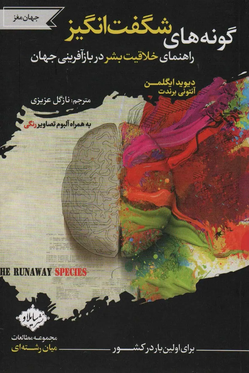 جلد کتاب گونه های شگفت انگیز (راهنمای خلاقیت بشر در بازآفرینی جهان)