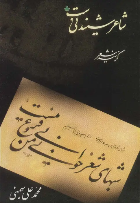 جلد کتاب شاعر شنیدنی ست (همراه با سی دی)
