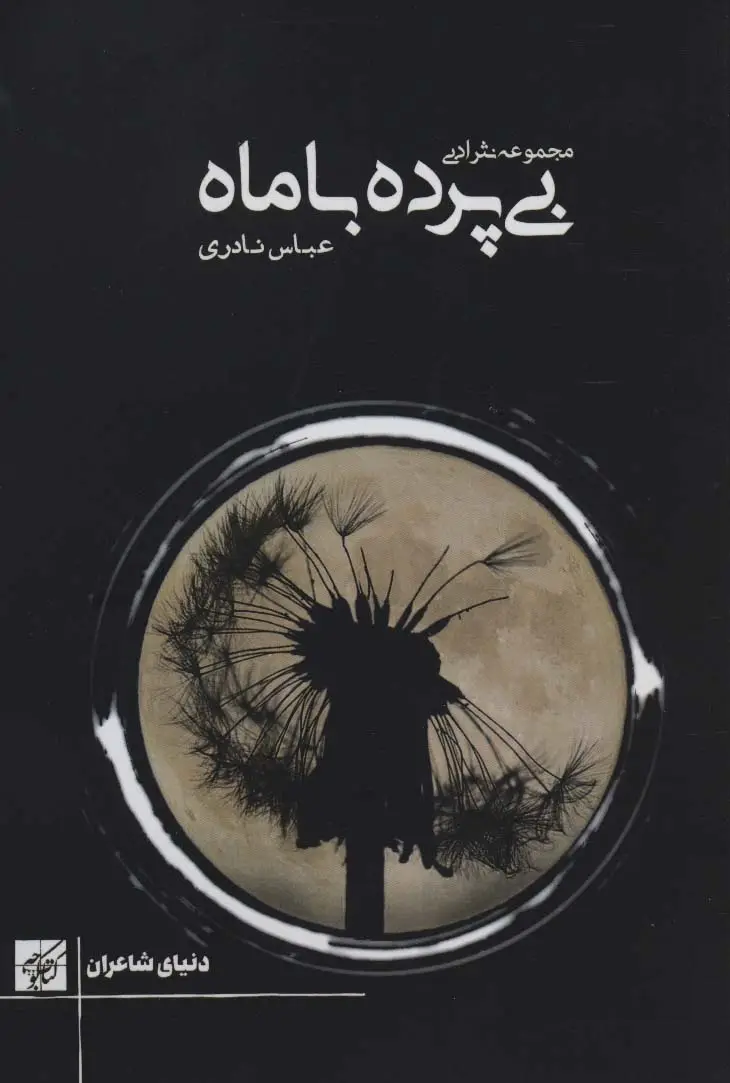 جلد کتاب بی پرده با ماه (مجموعه نثر ادبی)