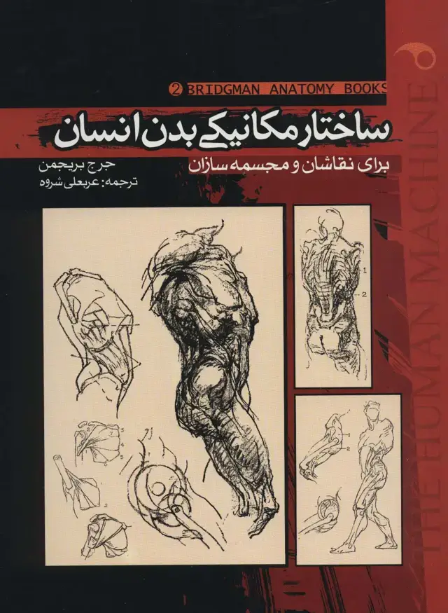 جلد کتاب ساختار مکانیکی بدن انسان 2 (برای نقاشان و مجسمه سازان)