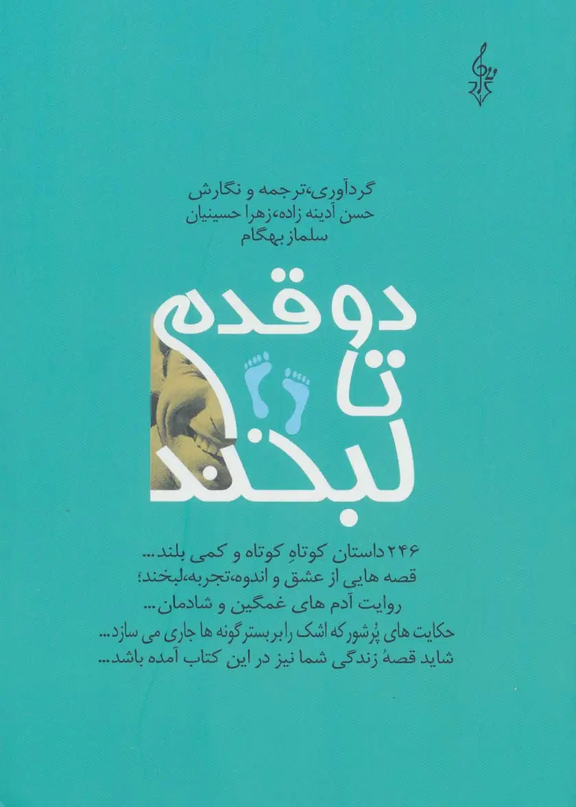 جلد کتاب دو قدم تا لبخند (246 داستان کوتاه کوتاه و کمی بلند...)
