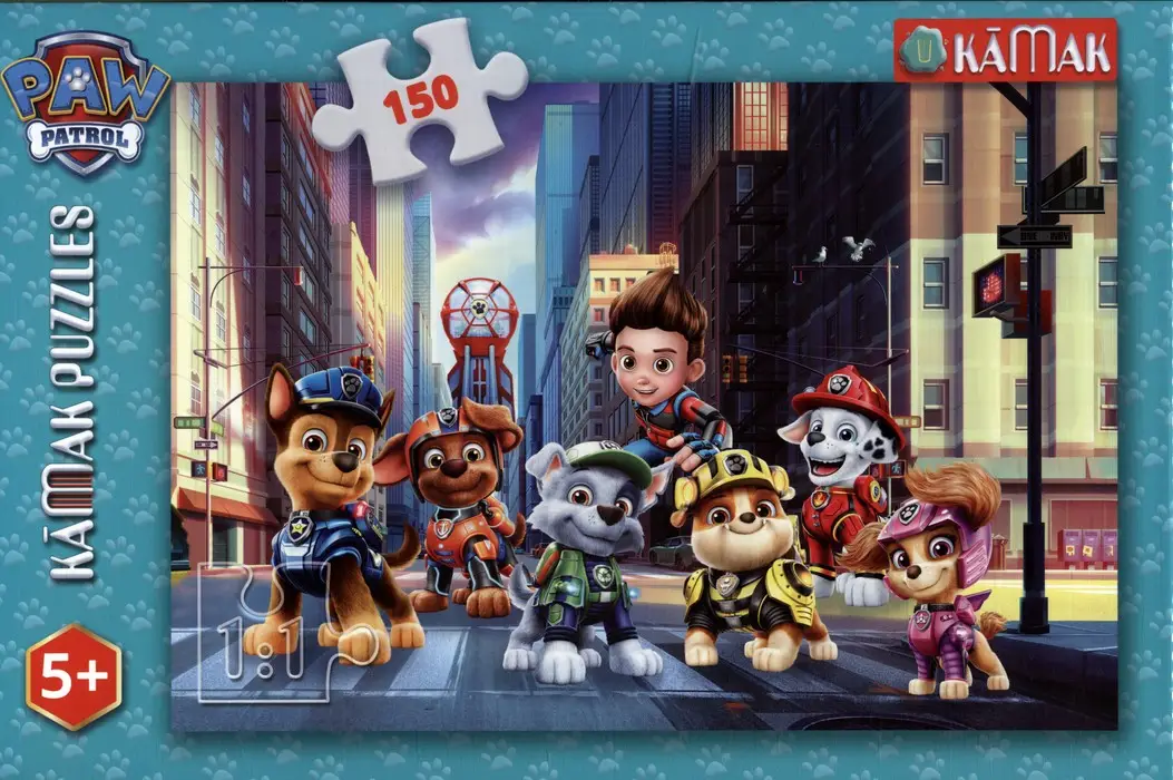 جلد کتاب پازل 150 تکه سگ های نگهبان (PAW PATROL)،(باجعبه)
