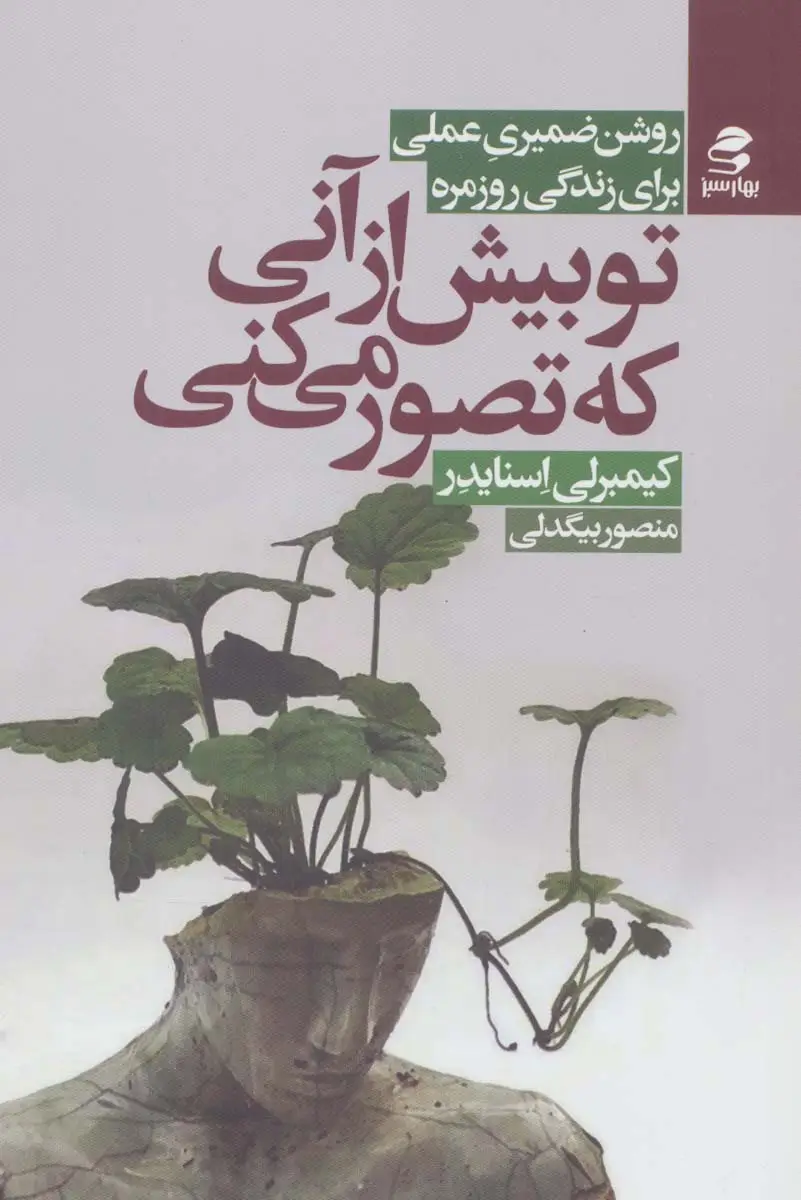 جلد کتاب تو بیش از آنی که تصور می کنی (روش ضمیری عملی برای زندگی روزمره)
