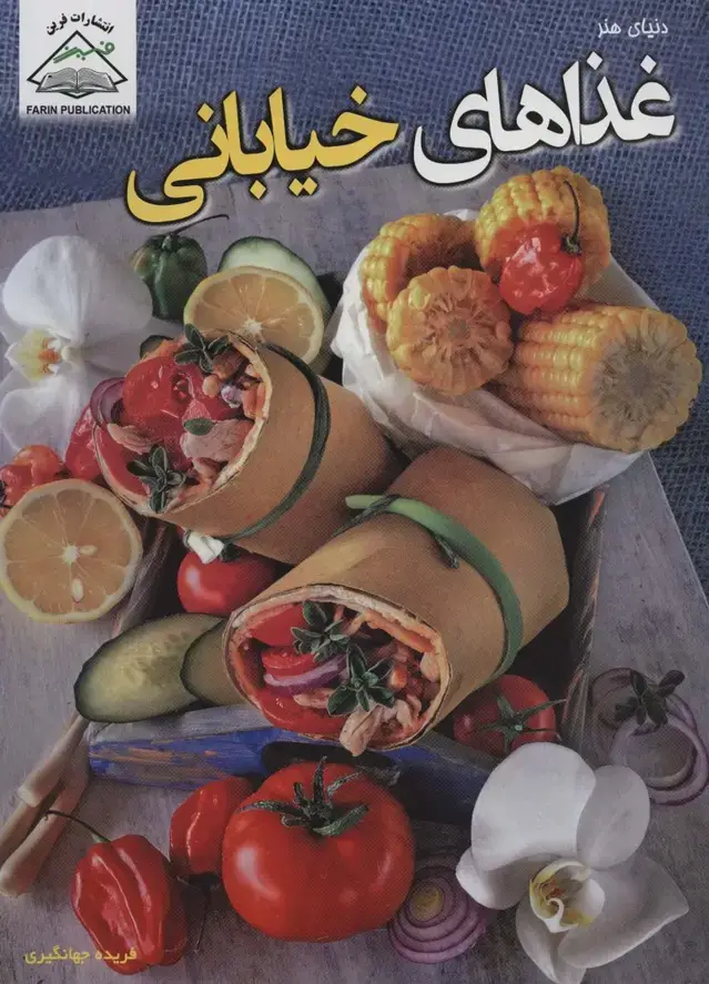 جلد کتاب دنیای هنر غذاهای خیابانی (گلاسه)