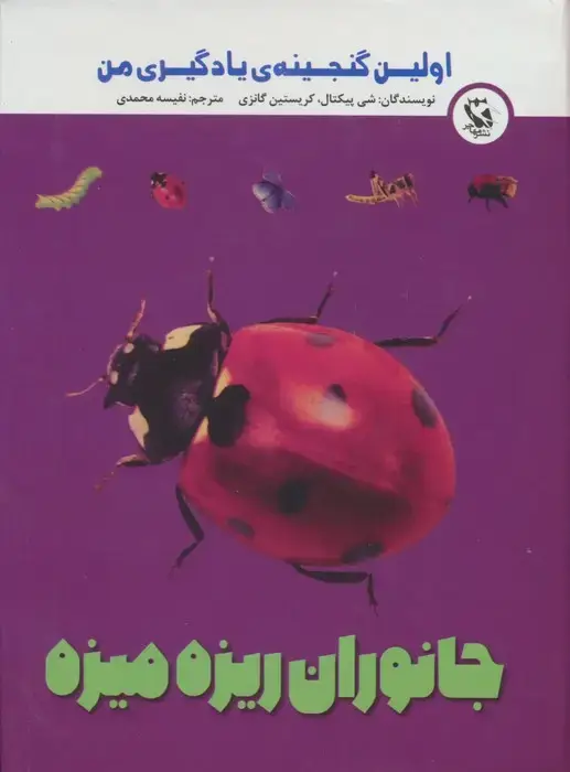 جلد کتاب اولین گنجینه ی یادگیری من (جانوران ریزه میزه)،(گلاسه)
