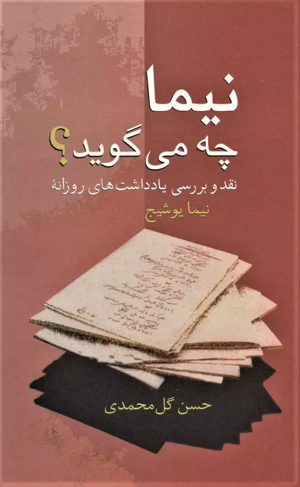 جلد کتاب نیما چه می گوید؟ (نقد و بررسی یادداشت های روزانه نیما یوشیج)