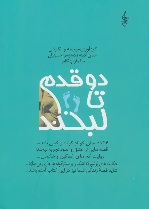 جلد کتاب دو قدم تا لبخند (246 داستان کوتاه کوتاه و کمی بلند...)