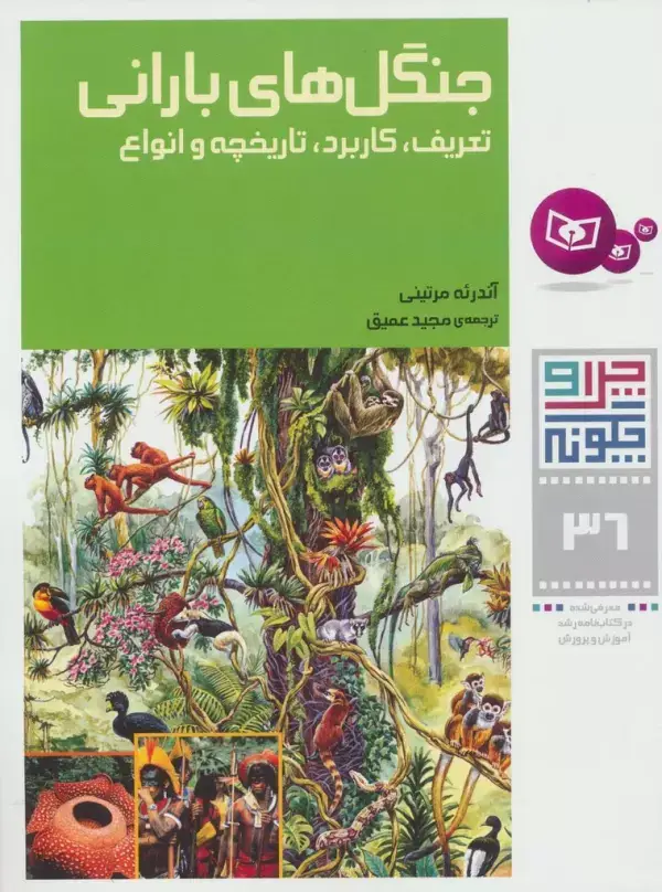 جلد کتاب چرا و چگونه36 (جنگل های بارانی:تعریف،کاربرد،تاریخچه و انواع)