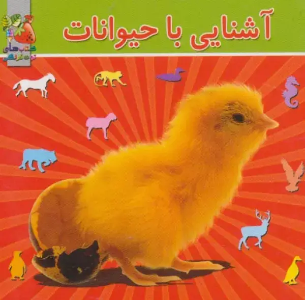 جلد کتاب آشنایی با حیوانات (2زبانه)